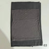 A dark gray soft modal rayon hijab set folded and displayed flat.