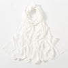 Elegantes, weißes Premium-Chiffon-Hijab-Tuch