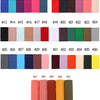 Sammlung von 36 Stoffmuster in verschiedenen Pink-, Blau-, Grün-, Rot- und Beige-Tönen für Damen-Jersey-Hijab