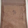 A brown soft modal rayon hijab set displayed in a clear plastic sleeve.