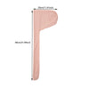 A pink solid color turban hijab cap shown from the side with dimensions 29cm by 80cm.