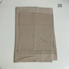 A beige soft modal rayon hijab set displayed flat, showing the fabric and stitching details.