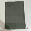 A solid olive green soft modal rayon hijab set folded neatly.