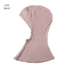Hijab et foulard modestes de couleur rose poudré pour femmes.