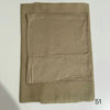 A solid olive green soft modal rayon hijab set folded flat.