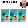 Paquete de tres pañuelos de cinta para hijab con agarre invisible y mate doble cara para sujetar velos
