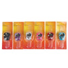 A set of colorful finger counters for meditation and counting, displayed in individual packaging.