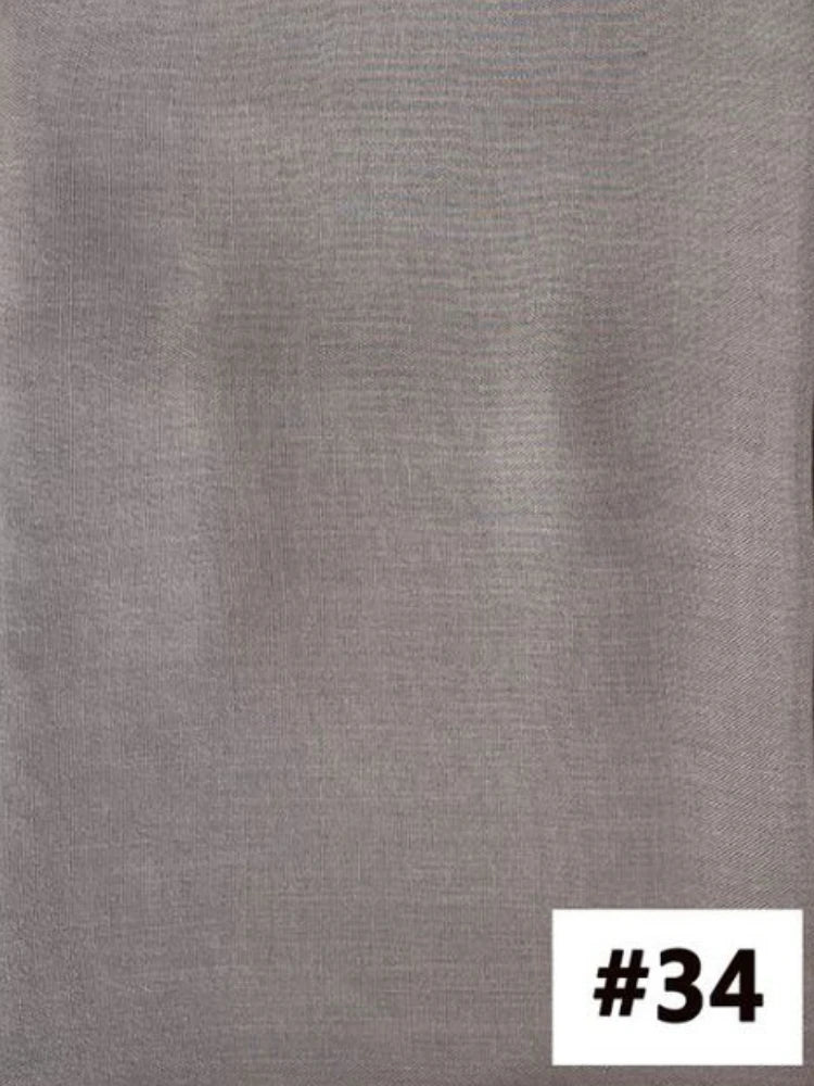 Tissu de foulard modal multicolore gris uni.