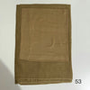 A solid olive green soft modal rayon hijab set folded neatly.