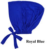 Pañuelo elegante de tipo turbante modal azul real
