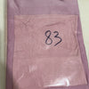 A folded soft lilac hijab set made of modal rayon fabric is visible in clear plastic packaging.