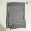 A gray soft modal rayon hijab set folded and displayed flat.