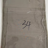 A gray soft modal rayon hijab set folded inside a clear plastic bag.
