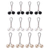 Set silberne Perlen-Stiftnadeln für Hijab- und Schalclips.