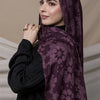 Bohemian Watercolor Print Lady Hijab Scarf