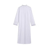 Weißes besticktes Jubba-Thobe Kaftan für Herren.