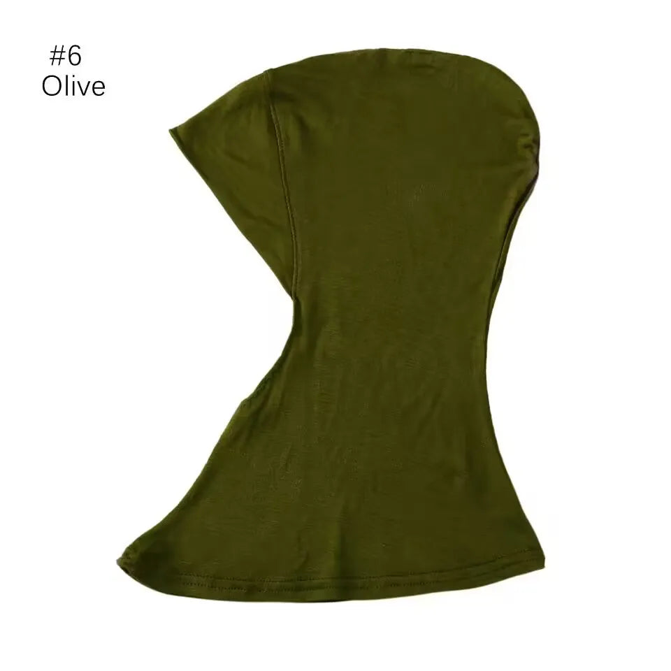 Hijab et foulard modestes vert olive pour femmes
