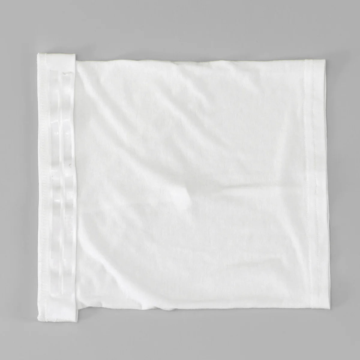White elegant anti-slip inner hijab cap folded flat