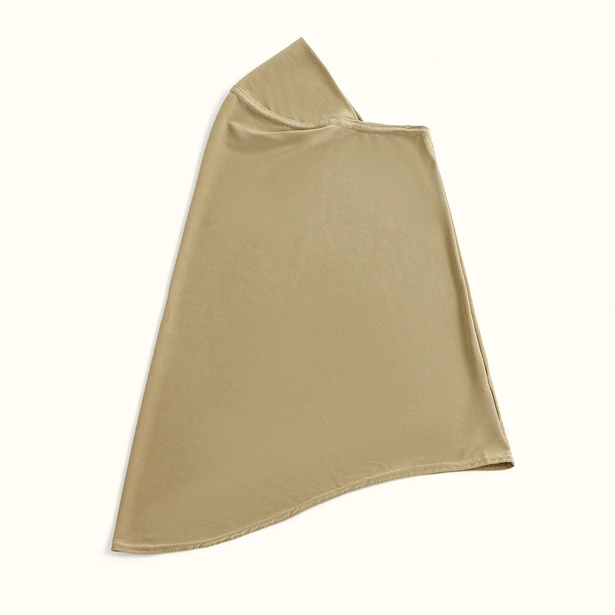 Beiger Softex-Hijab-Turban aus Instant-Baumwolle-Modal