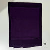 A folded deep purple soft modal rayon hijab set for women.
